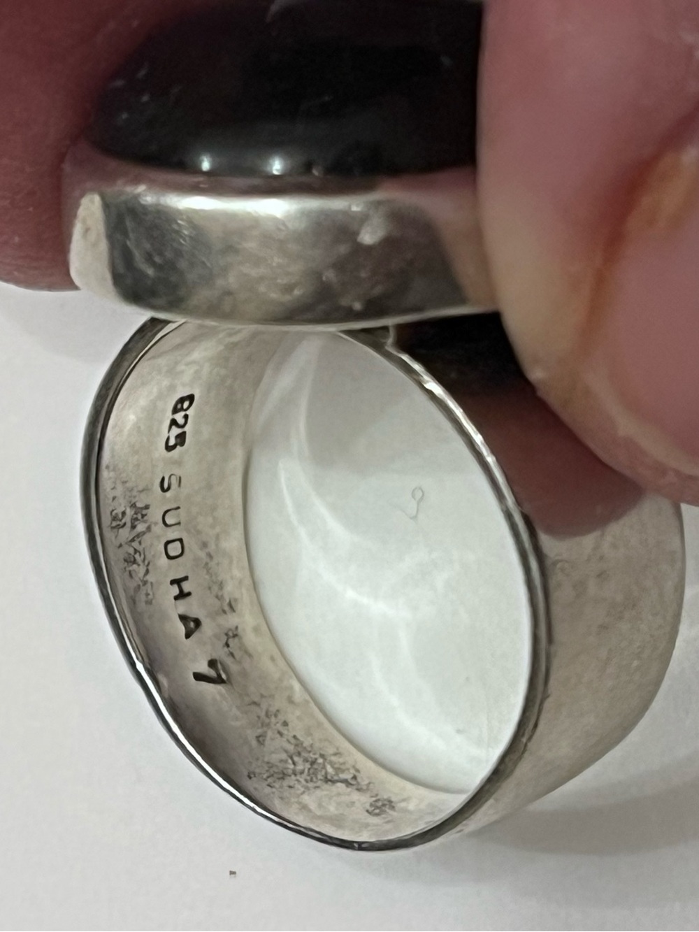 Labradorite ring. - Picture 2 of 6